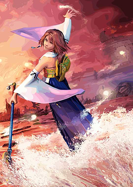 Yuna from Final Fantasy X artwork