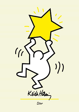 Keith Haring Star