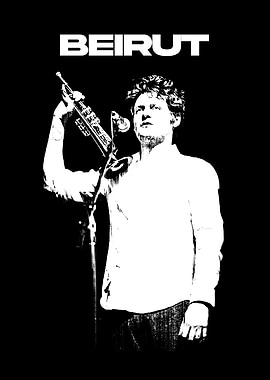 Band Black and White Poster