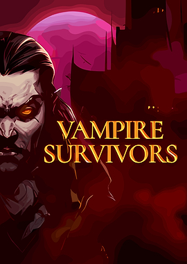 Vampire Survivors Game Cover Art