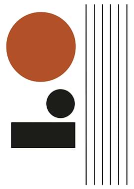 Abstract Geometric Shapes Art