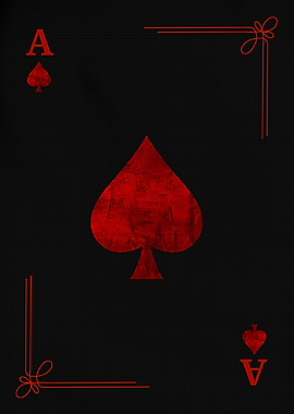Ace of Spades Card Art