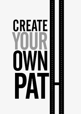 Create Your Own Path Typography Art