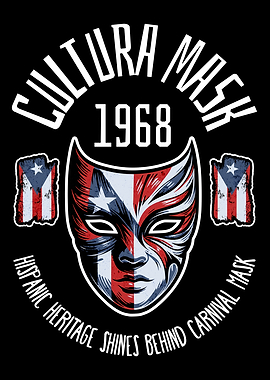 Cultura Mask Hispanic Heritage Carnival