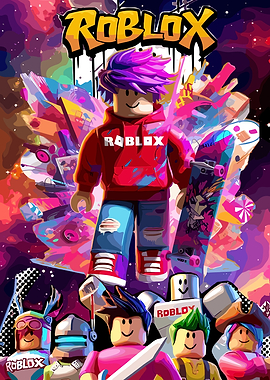 Roblox Character with Skateboard