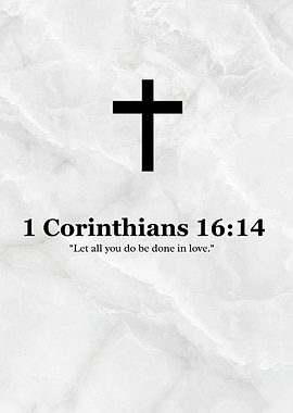 1 Corinthians 16:14 Bile Verse Quote