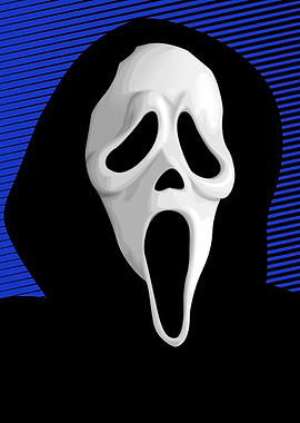 Scream Mask Digital Art