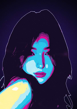 Retro Portrait of a Woman