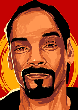 Snoop Dogg Portrait in Rdr2 iilustration