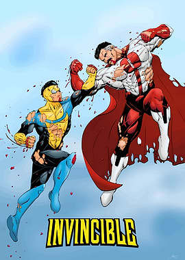 Invincible Comic Book Fight Scene