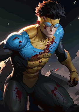 Invincible Hero in Action