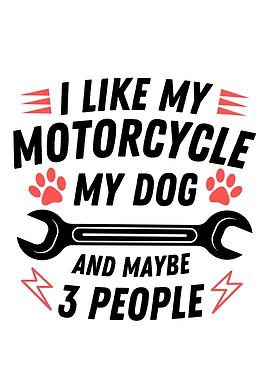 Motorcycle Dog Humor