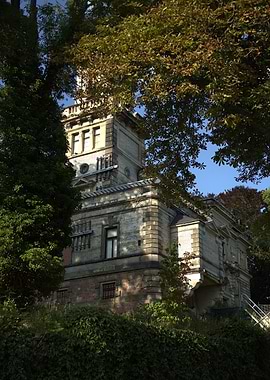 Old Stone Building with Tower