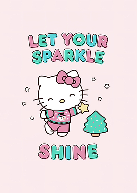 hello kitty let your sparkle shine