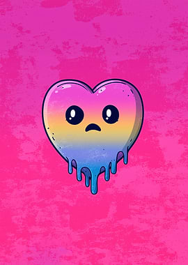 Sad Melting Heart
