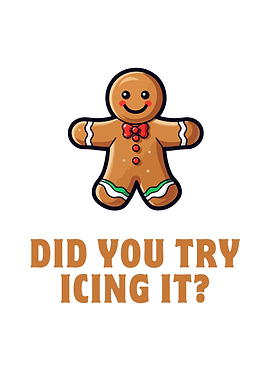 Gingerbread Man Icing Question
