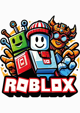 Roblox Cartoon Characters Illustration