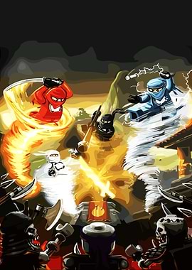 Lego Ninjago Elemental Masters Battle
