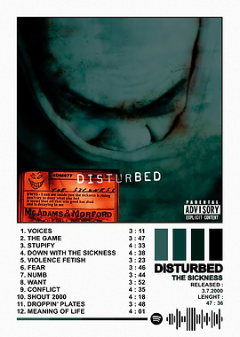 Disturbed - The Sickness Album Cover