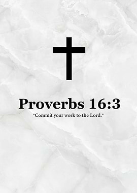 Proverbs 16:3 Bible Verse Quote