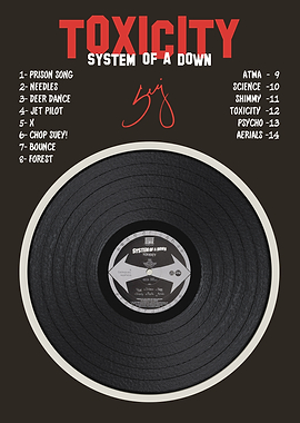 Toxicity Vinyl Poster