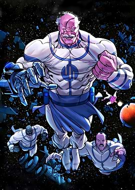 Comic art of Conquest from ommi man