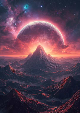 Planetary Mountain Range