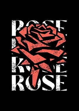 Abstract Rose Graphic