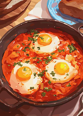 Shakshuka with Bread