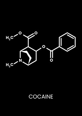 Cocaine Chemical Structure