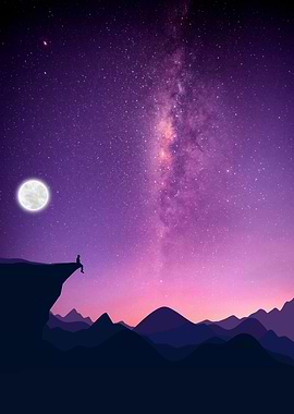 Night Sky Silhouette