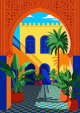 Moroccan Courtyard