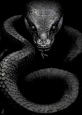 Bl&ck Snake Portrait