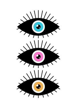 Colorful Eye Pattern