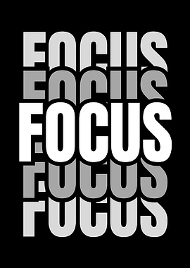 Focus Typography Art