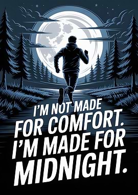 Midnight Runner Inspirational Art