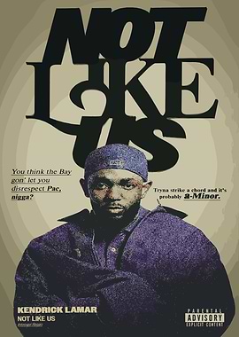 Kendrick Lamar - Not Like Us Artwork