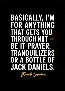 Frank Sinatra NIIT Quote