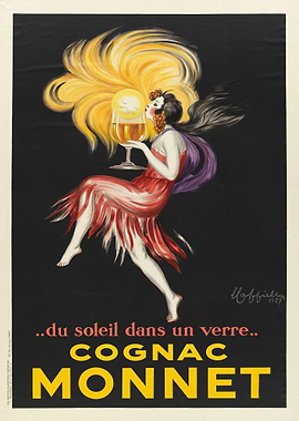 Cognac Monnet Vintage Poster by Leonetto Cappiello