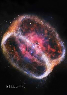 NGC 1514, Crystal Ball Nebula - James Webb/JWST