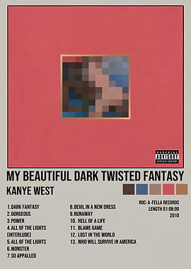 Kanye West - Twisted Fantasy Album Cover