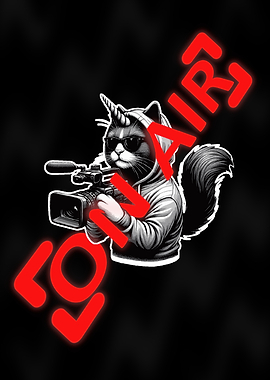 Unicorn Cat Videographer