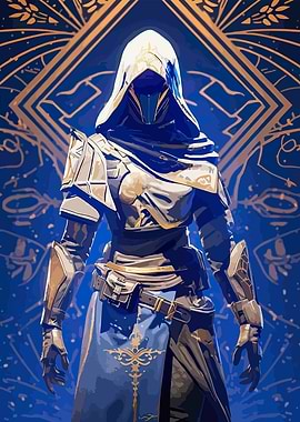 Armored Figure with Hood and Mask