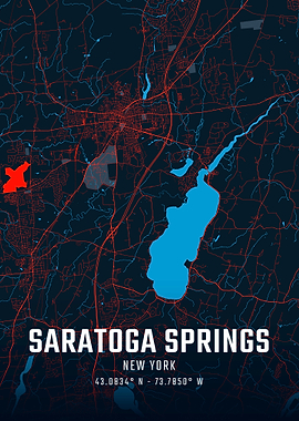 Saratoga Springs City Map