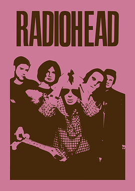 Radiohead band poster