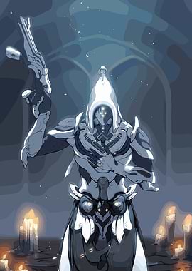 Warframe Excalibur Umbra Digital Art