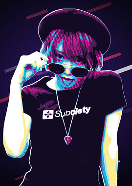 Minami Hamabe Retro Pop Art