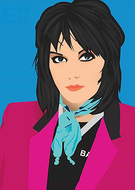 Joan Jett Portrait Illustration