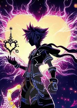 Kingdom Hearts Sora Silhouette