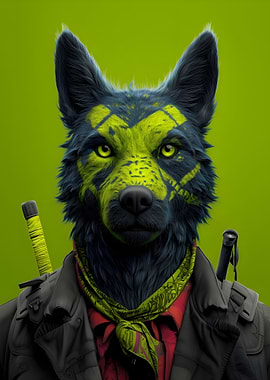 Wolf Warrior Portrait